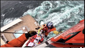 coast guard rescue cruise ship